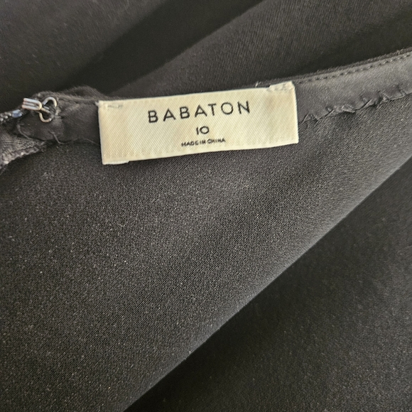 Babaton Rafael stretch little black dress 10 bodycon - Picture 4 of 7